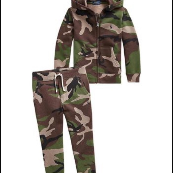 New Boys / Men Polo Camouflage Sweats Set, Size XL Boy /...